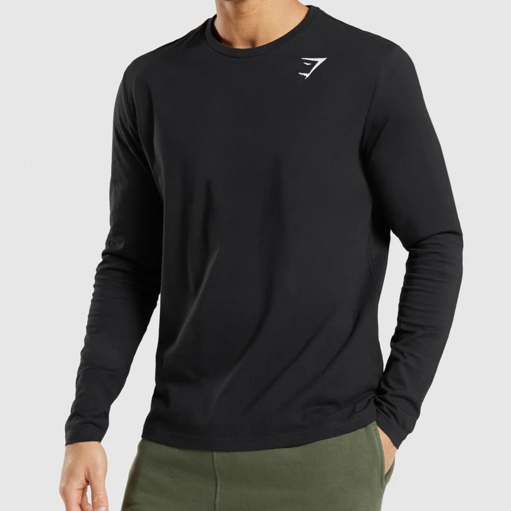 Gymshark CREST LONG SLEEVE T-SHIRT